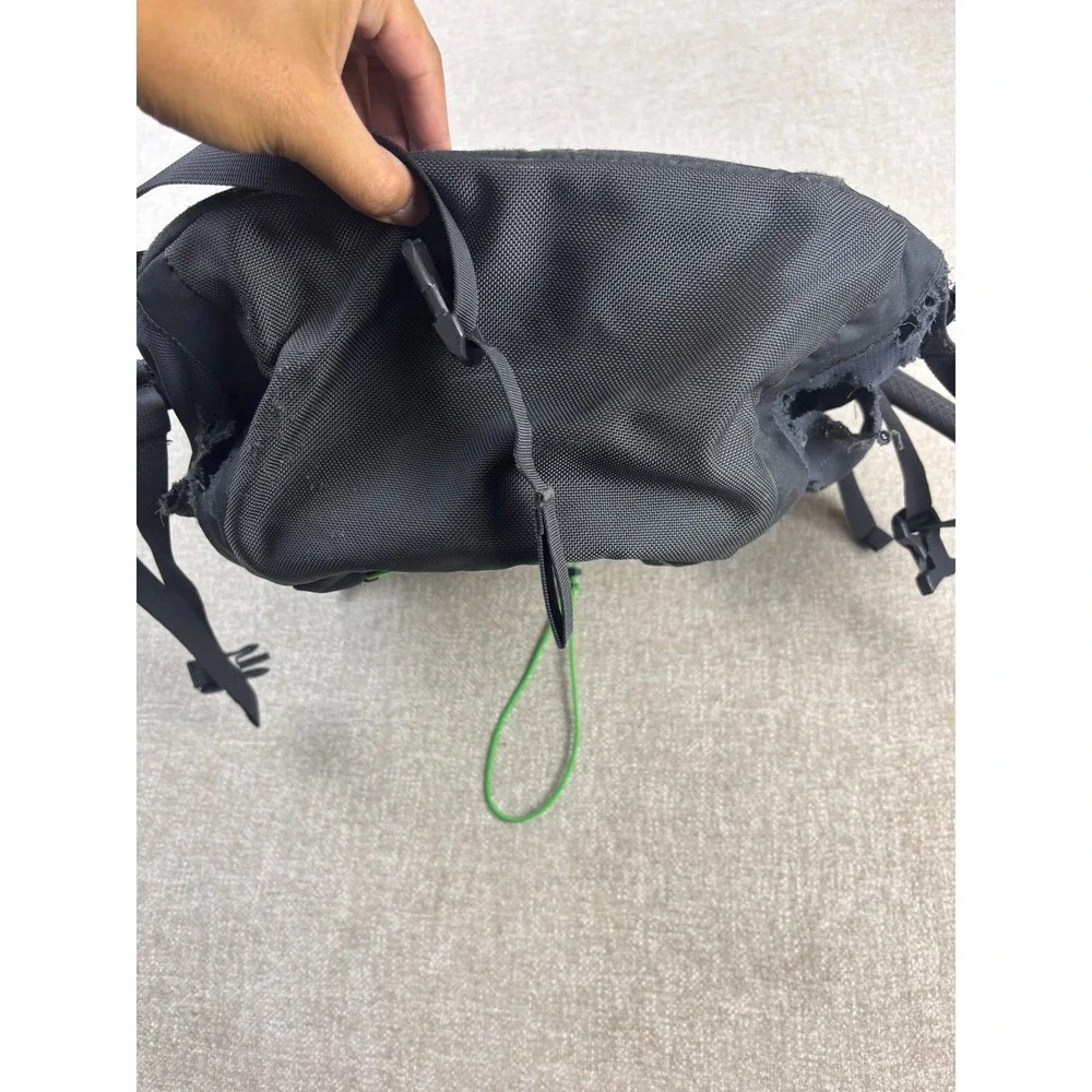 The North Face Borealis Backpack Black Lime Green FlexVent Laptop Bag